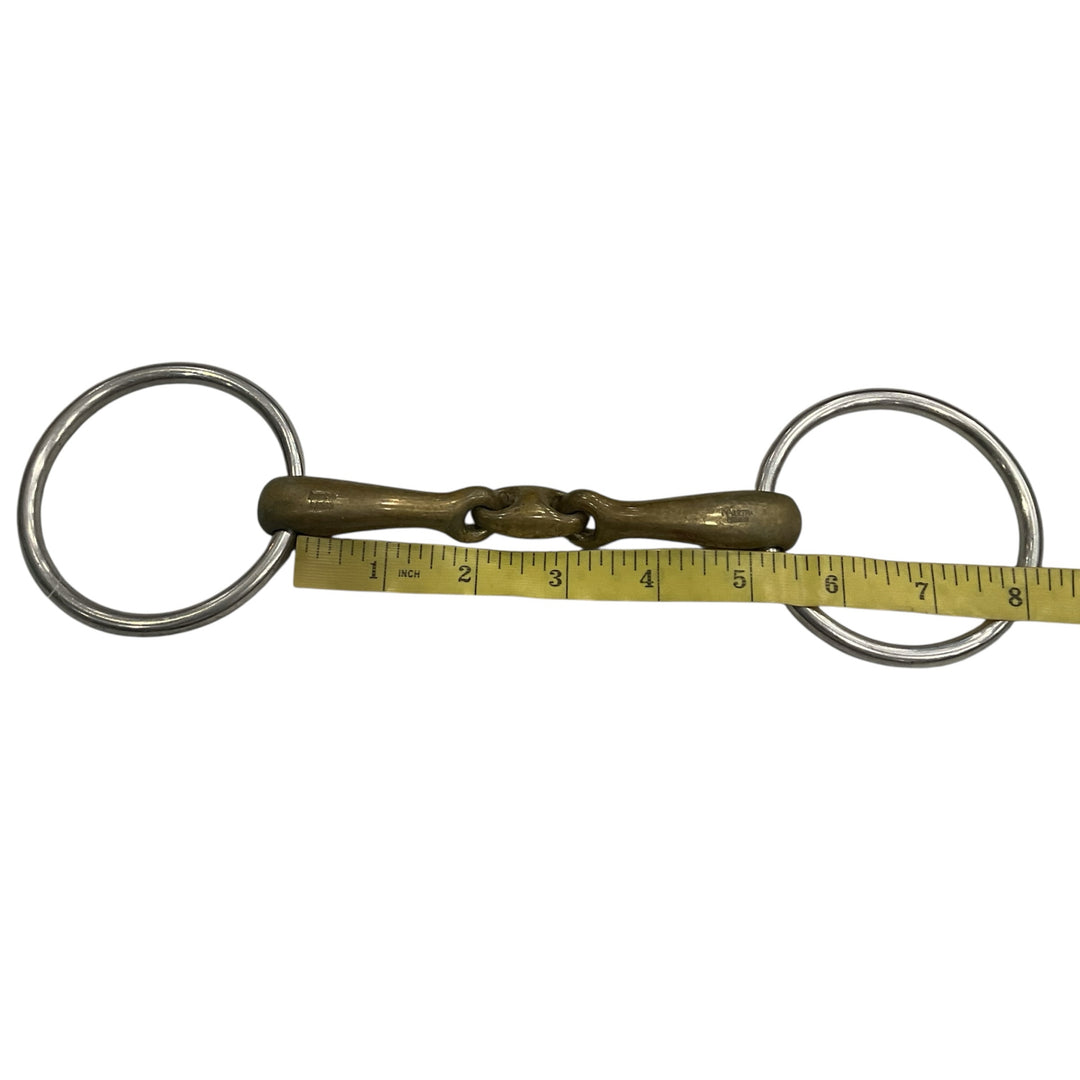 Herm Sprenger 5" KK Ultra Loose Ring Lozenge Snaffle Used - H