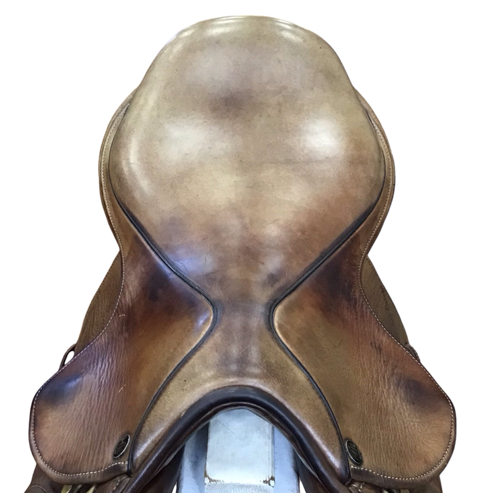 17" M. Toulouse Annice Adjustable Used Hunter/Jumper Saddle - H