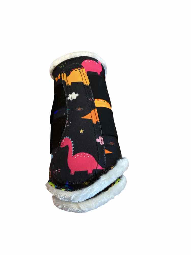 Dino pony small custom brush boots used with fleece B