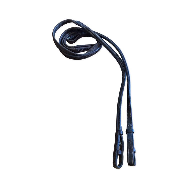 BOBBY'S Fancy Stitched Rubber Reins USED B