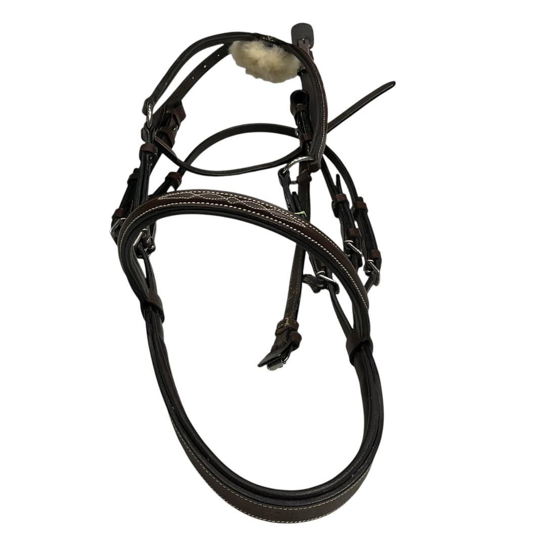 Harwich by SmartPak Horse Fancy Stitch Figure 8 Bridle Brown Used - H