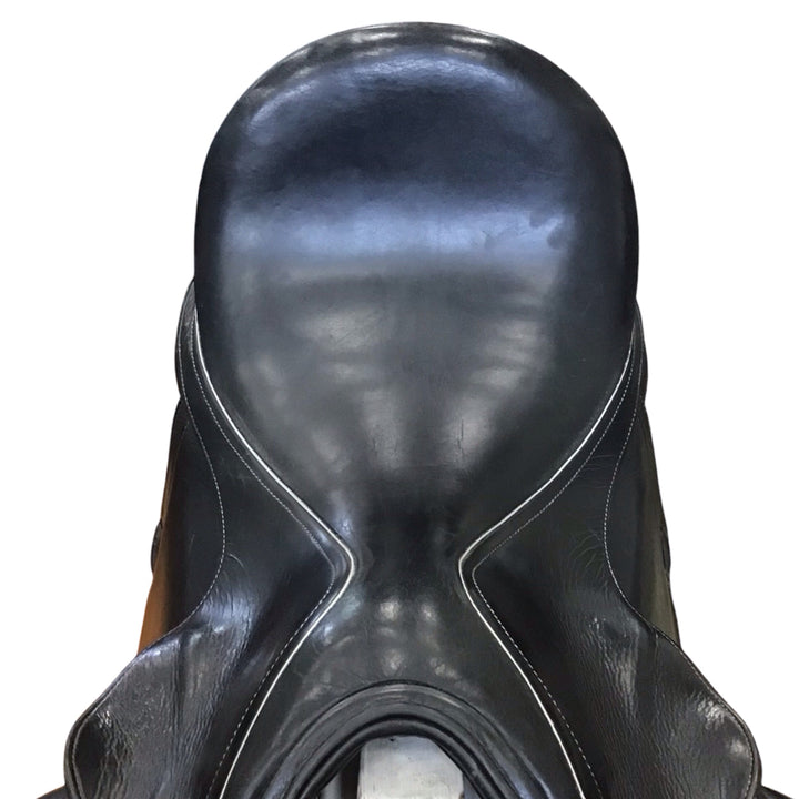 17.5" Custom Saddlery Laguna Med/Wide Used Dressage Saddle - H