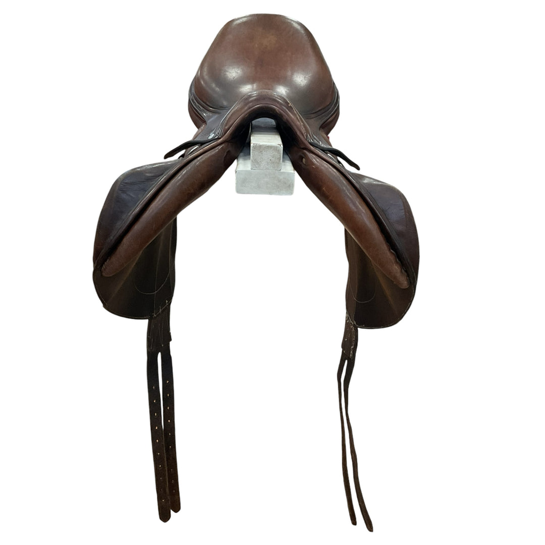 18" Antares Monoflap Med/Wide Used Hunter/Jumper Saddle - H