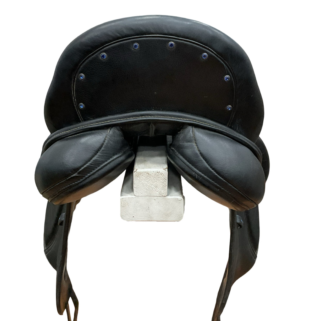 17.5" Custom Saddlery Wolfgang Solo II Narrow Used Dressage Saddle - H