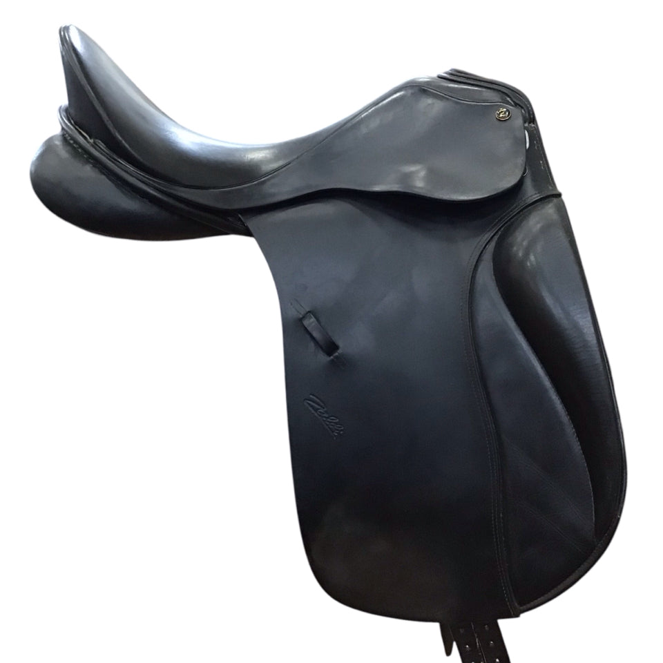 17.5" Zaldi New Kent Medium Used Dressage Saddle - H