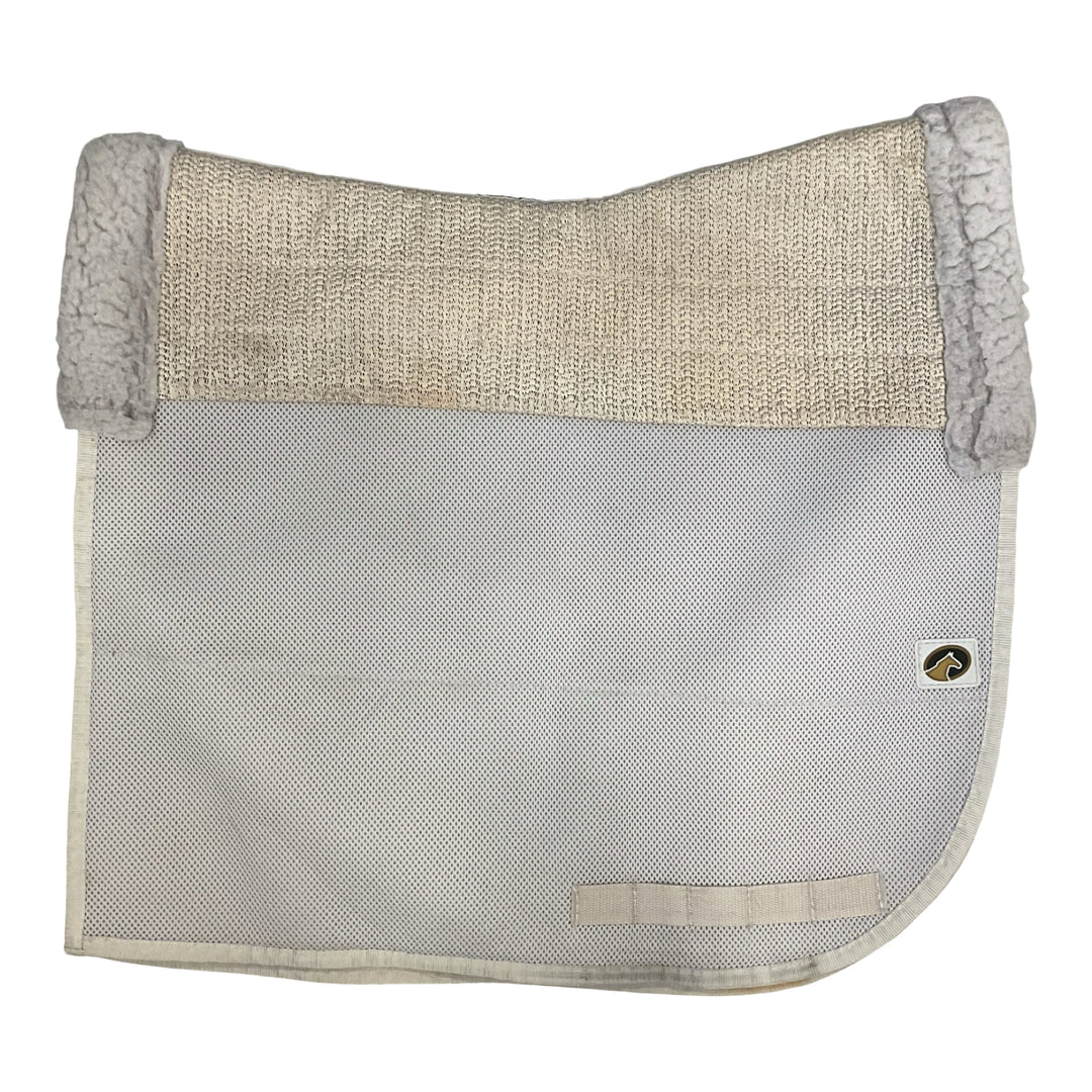 ECOGOLD Non Slip Dressage Saddle Pad White Used