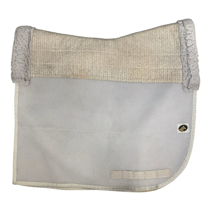 ECOGOLD Non Slip Dressage Saddle Pad White Used