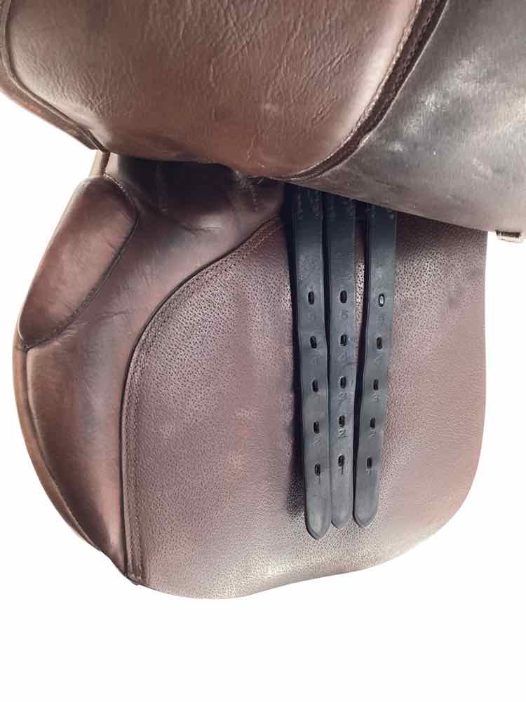 18.5" Mystic wide wool flocked used close contact saddle