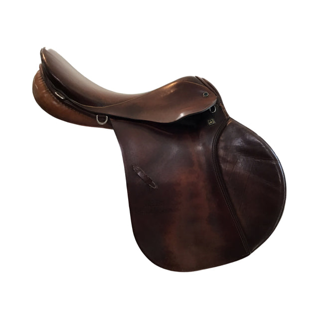 17.5" Stubben Siegfried Medium Tree Used Close Contact Saddle - C