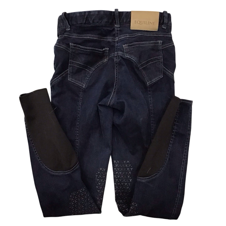 Equiline Women's IT 40 Ridetex Denim Knee Patch Schooling Breech - H