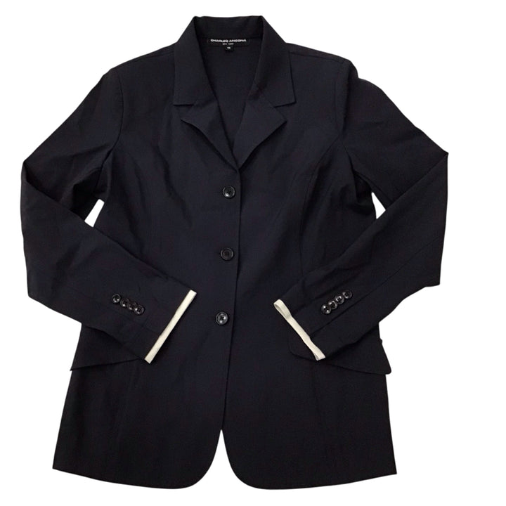 Charles Ancona Women's 18 Classic Show Coat Navy Used - H