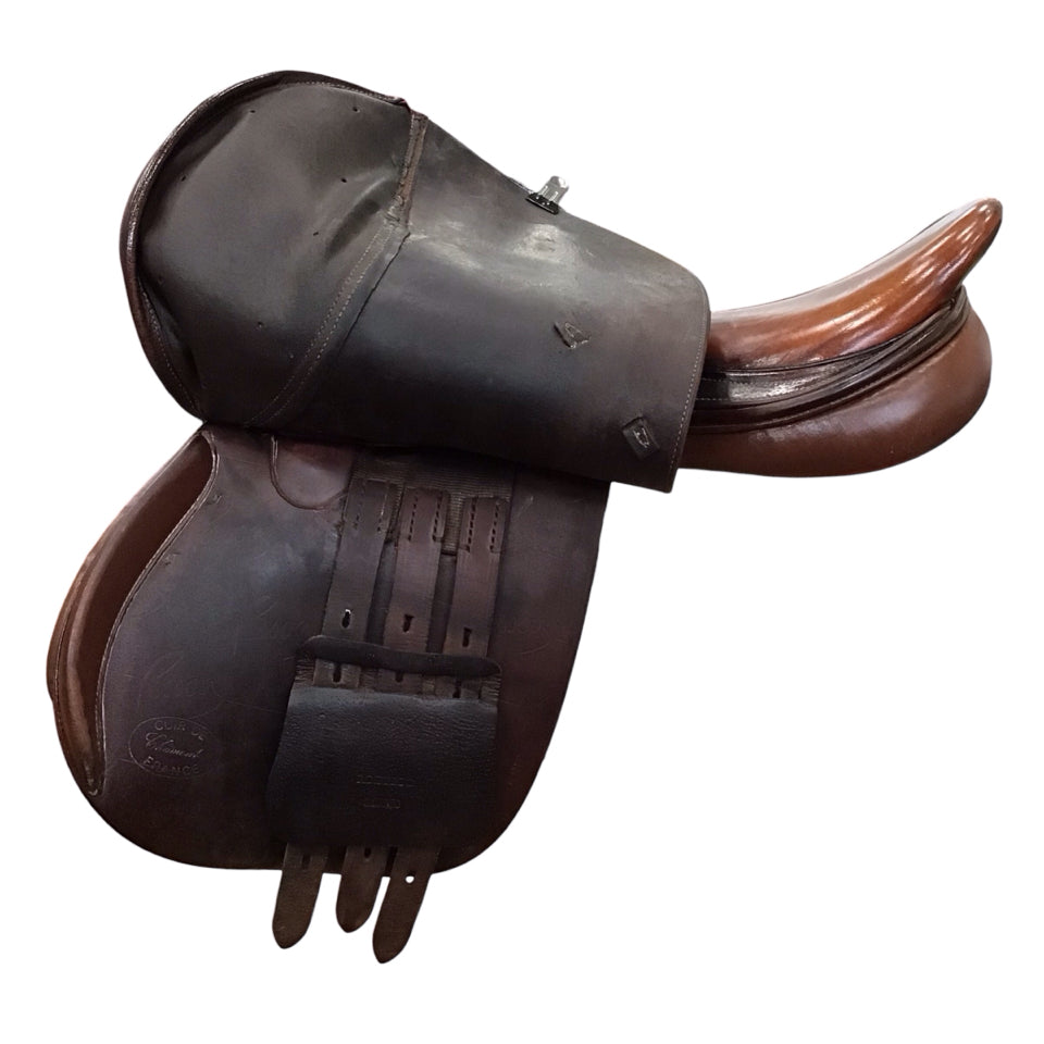16.5" Pessoa Rodrigo Wide Used Hunter/Jumper Saddle - H