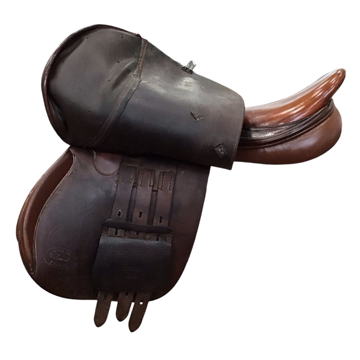 16.5" Pessoa Rodrigo Wide Used Hunter/Jumper Saddle - H