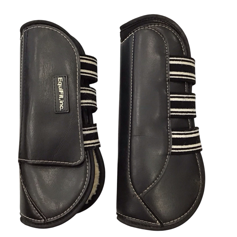 EquiFit XLarge Open Front Boots Used - H