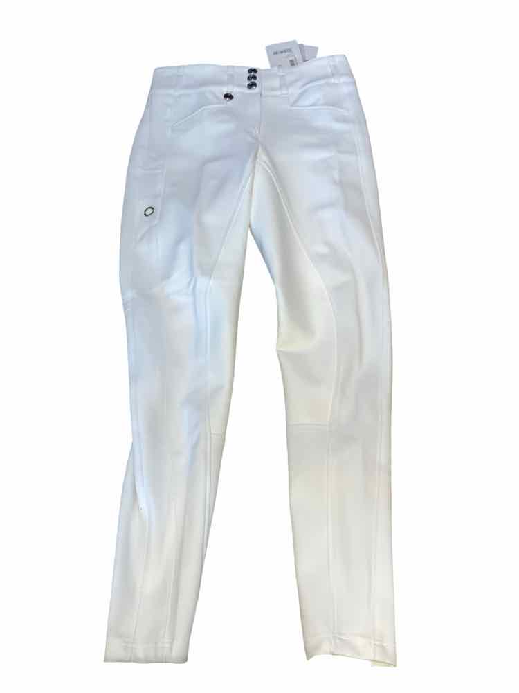 PIKEUR new ladies white show breech full seat size 26R