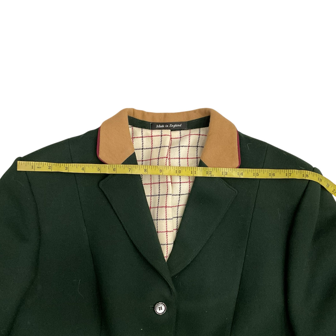 The Hunting Shop Men's Custom Green Wool Hunt Coat Used - H