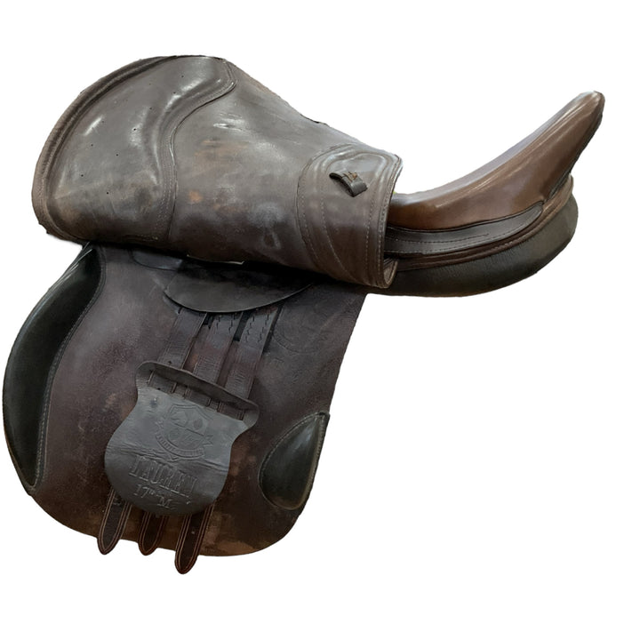 17" Philippe Fontaine Lauren Medium Used Hunter/Jumper Saddle - H