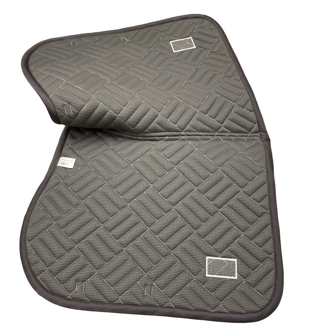 Equestrian Stockholm Jump Saddle Pad White/Dk Violet New
