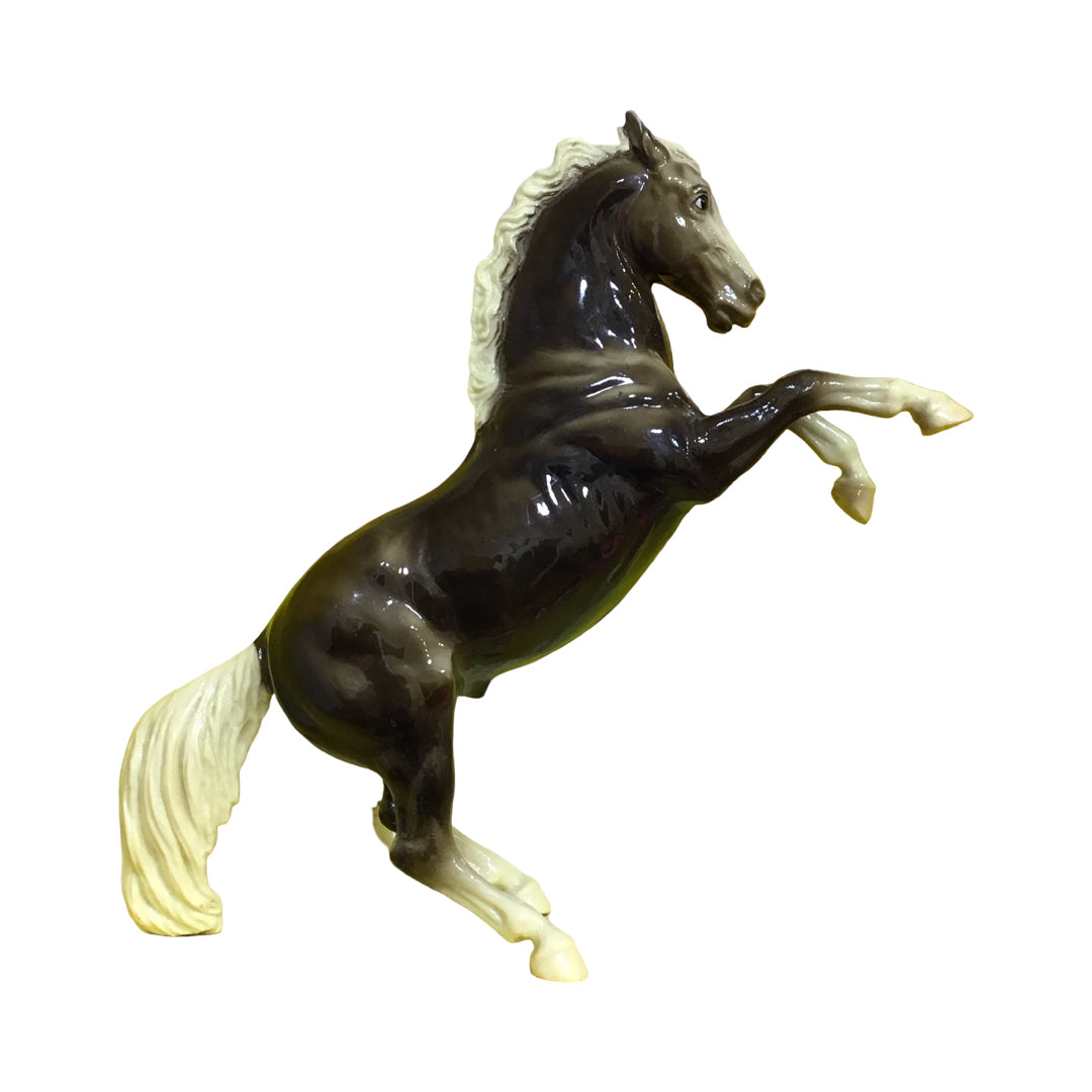 Breyer Vtg Glossy Charcoal King The Fighting Stallion Used
