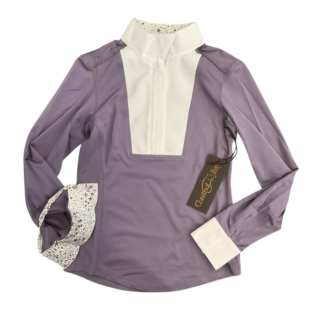 Chestnut Bay Child Medium SkyCool Liberty Youth Show Shirt Jasper New - H