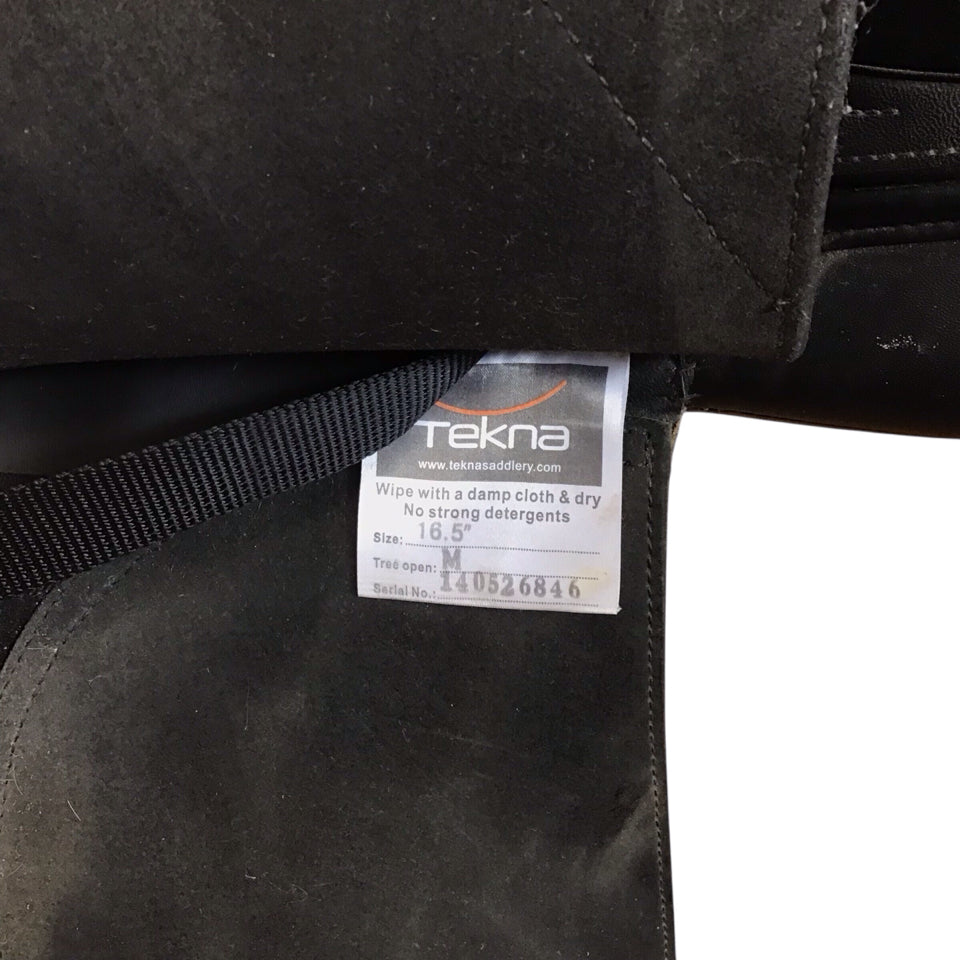 16.5" Tekna Adjustable Used Dressage Saddle - H