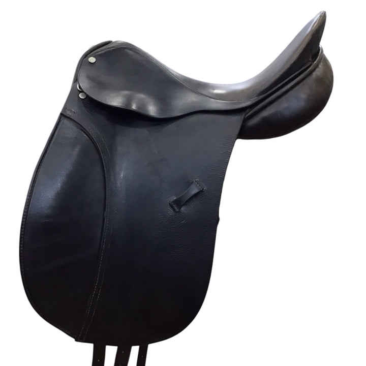 16.5" County Medium Wide 4 Fit Used Dressage Saddle - H