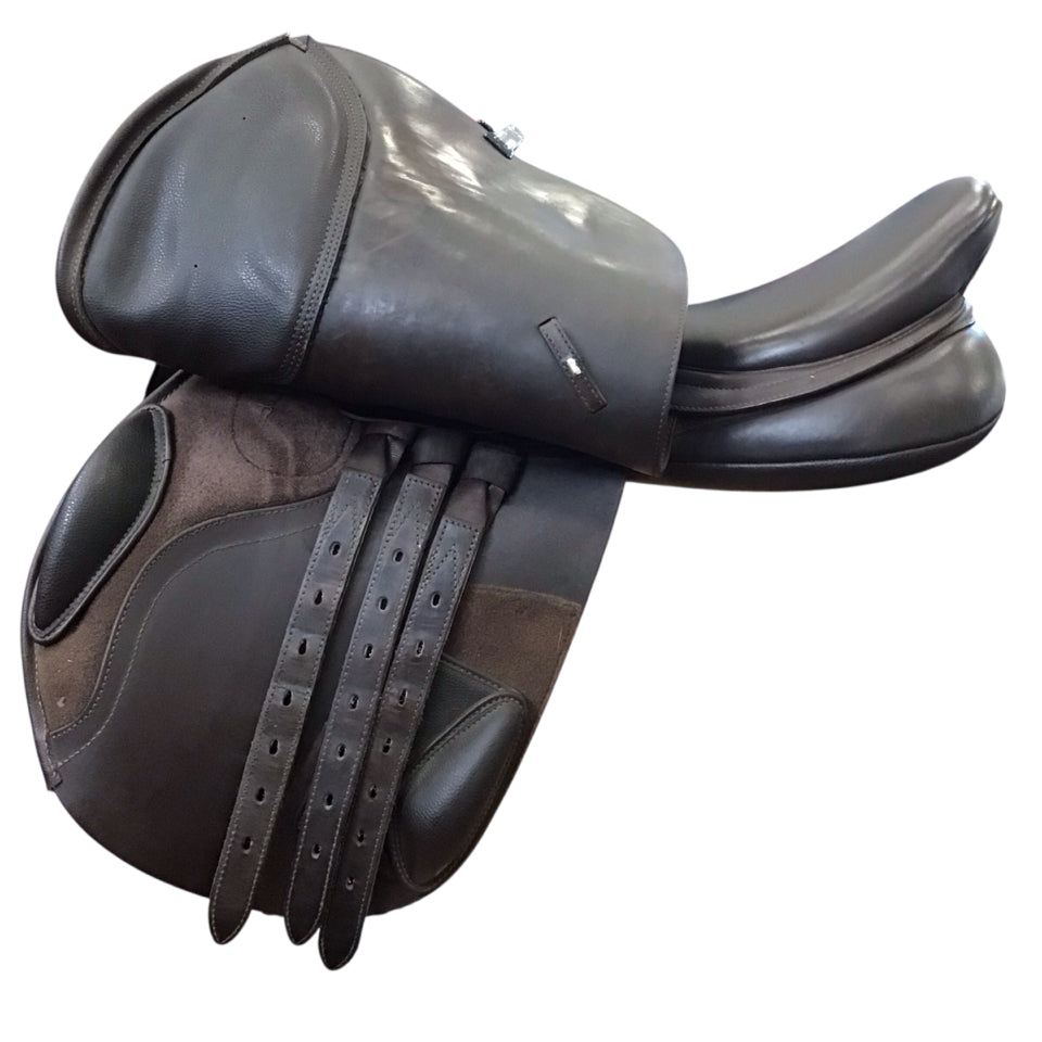 17.5" Arena Jump Adjustable Used Hunter/Jumper Saddle - H