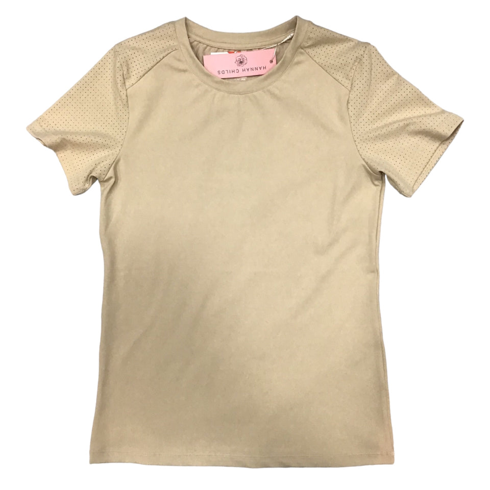 Hannah Childs Ladies Medium Maddy Perforated Tech Tee New - H