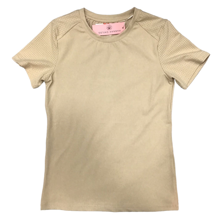 Hannah Childs Ladies XSmall Maddy Perforated Tech Tee New - H