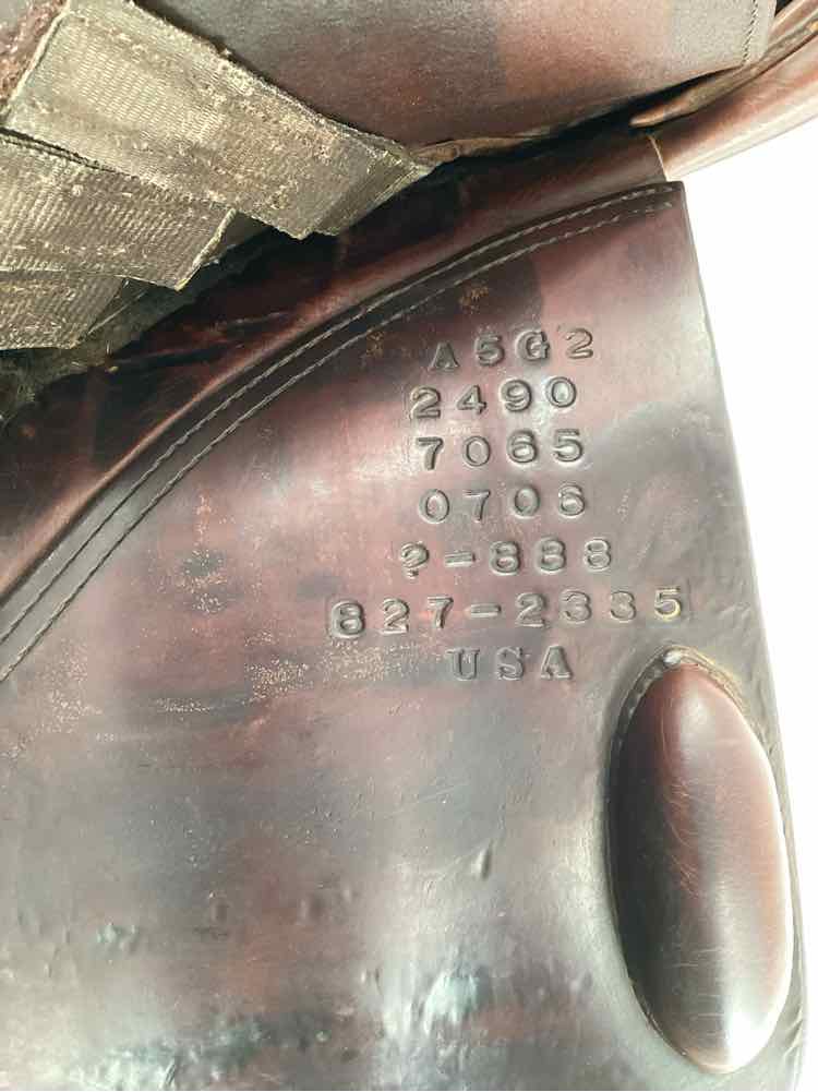 16.5" Tad Coffin used close contact saddle