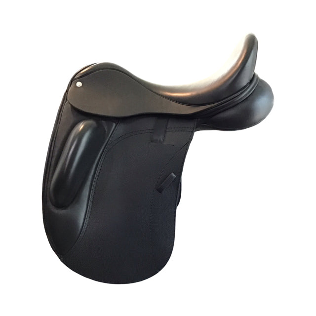 17.5" Custom Saddlery Steffan's Advantage MW Used Monoflap Dressage Saddle - C