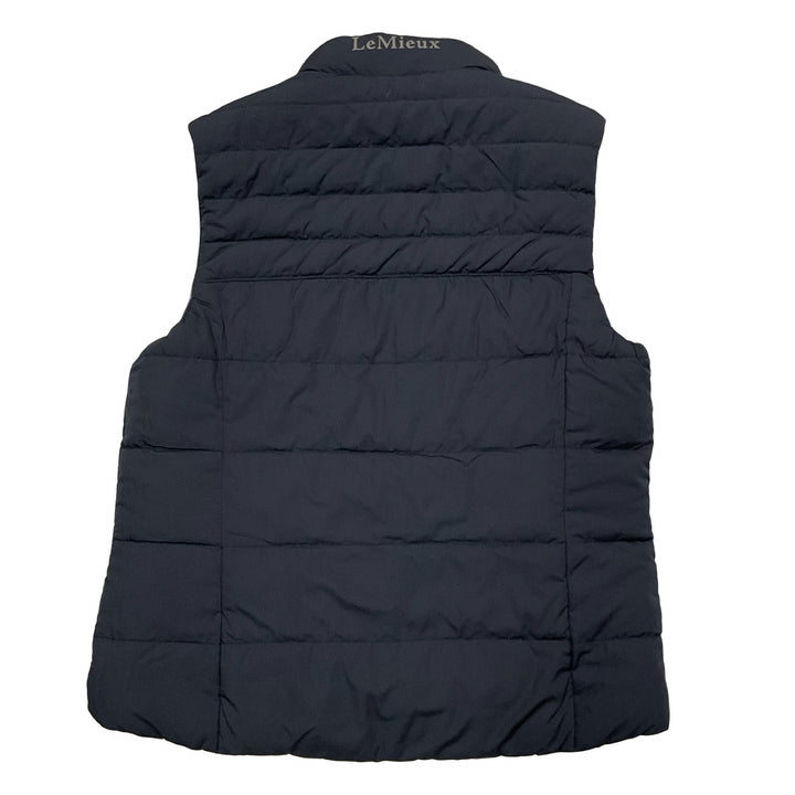 LeMieux Women's 4 Reversible Puffer Vest Black/Silver Used