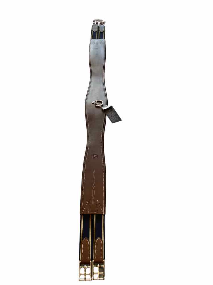 NEW leather padded fancy girth size 52" B