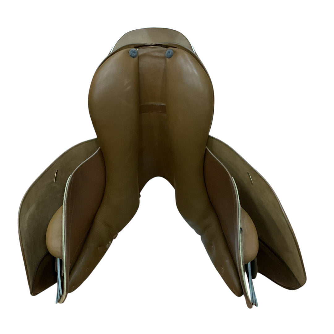 16" Prestige Hippos Red Fox 35cm Wide Like New Childs Hunter/Jumper Saddle - H