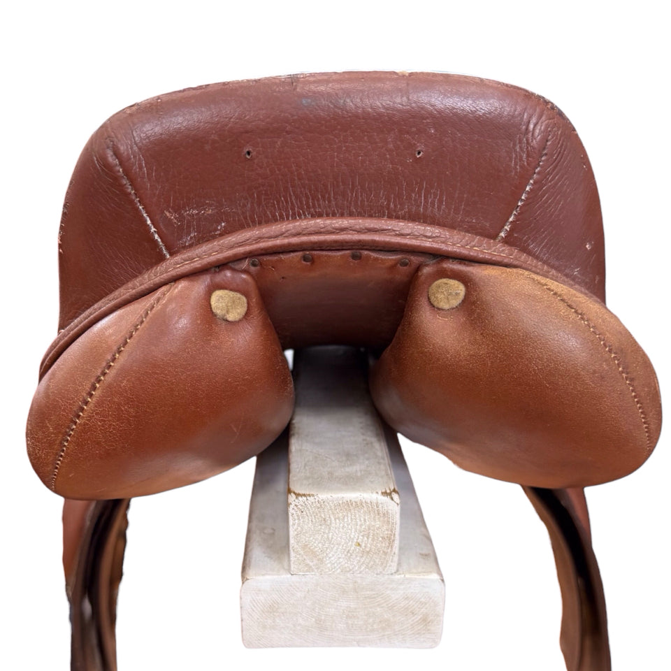 16" HDR Advantage Flocked Wide Used Childs Hunter/Jumper Saddle - H