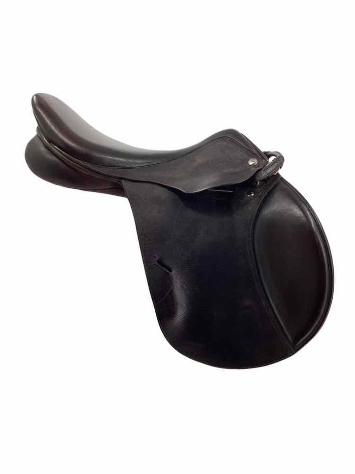 18" Pessoa Gen X Elite XCH wool flocked used close contact saddle B