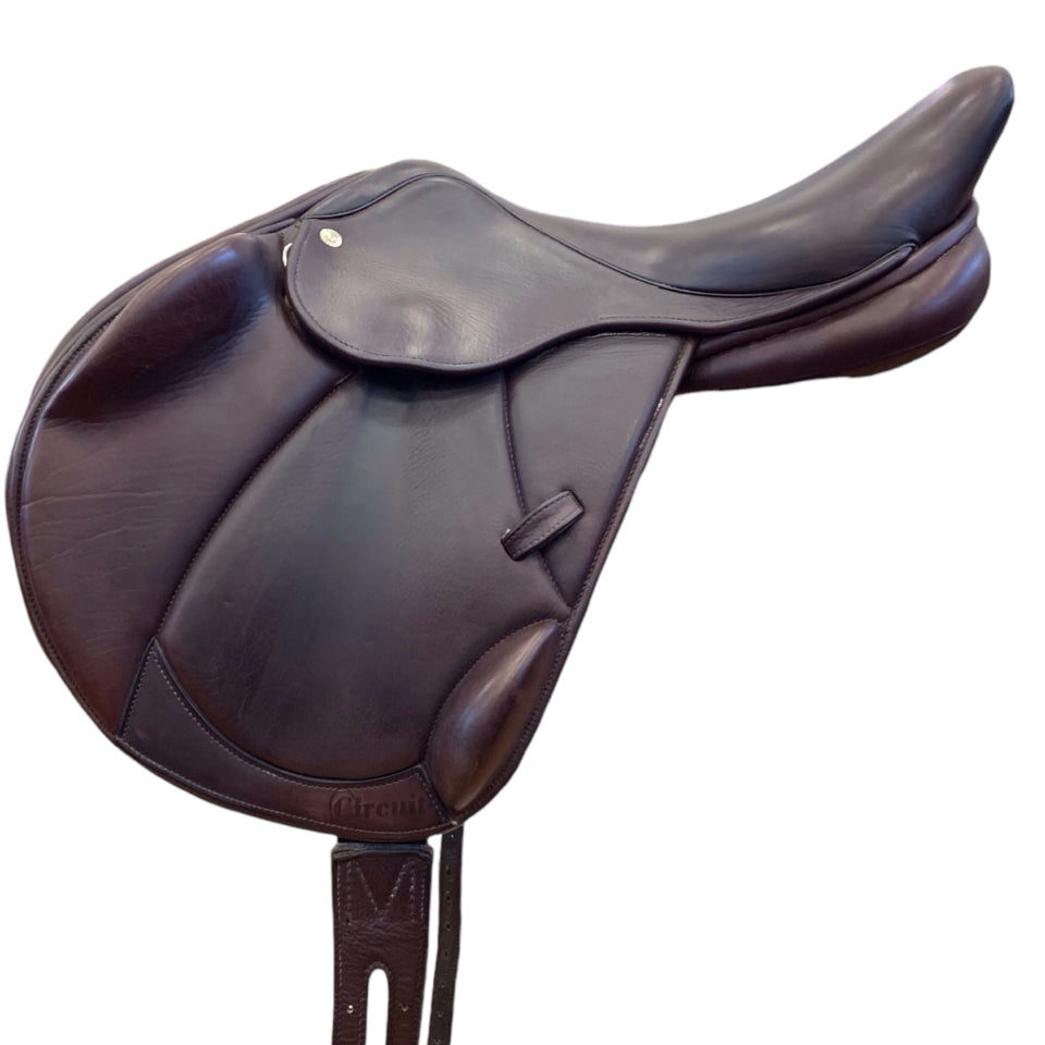 18" Dover Circuit Premier Medium/Wide Used Hunter/Jumper Saddle - H