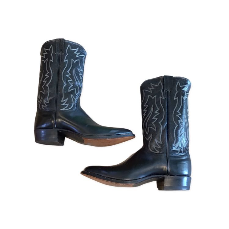 JUSTIN 10 Driscoll Cowboy Boots USED B