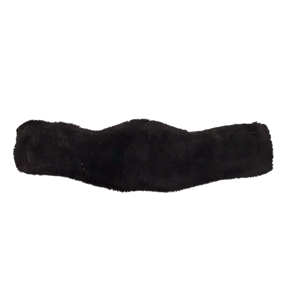 Professional Choice 22" Contoured Fleece Dressage Girth Black Used - H