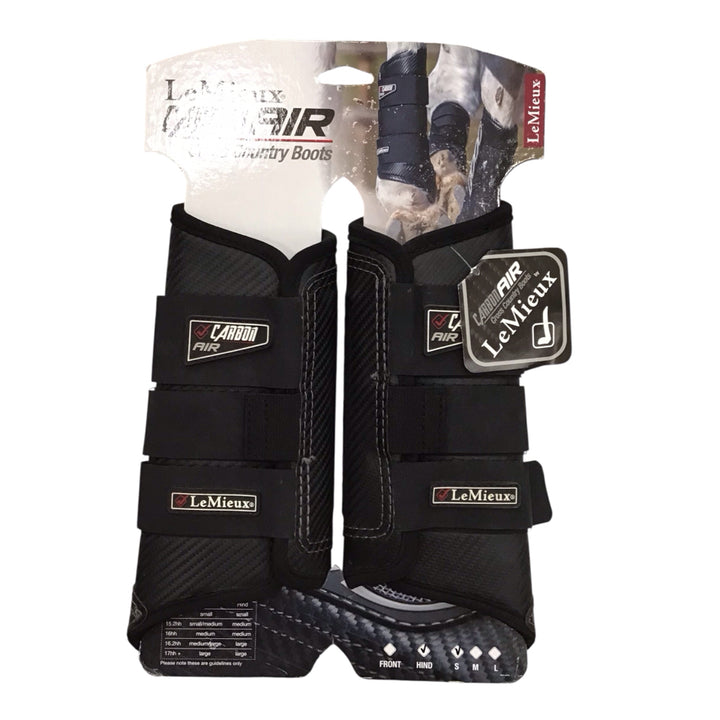LeMieux Small Hind Carbon Air Cross Country Boots New - H
