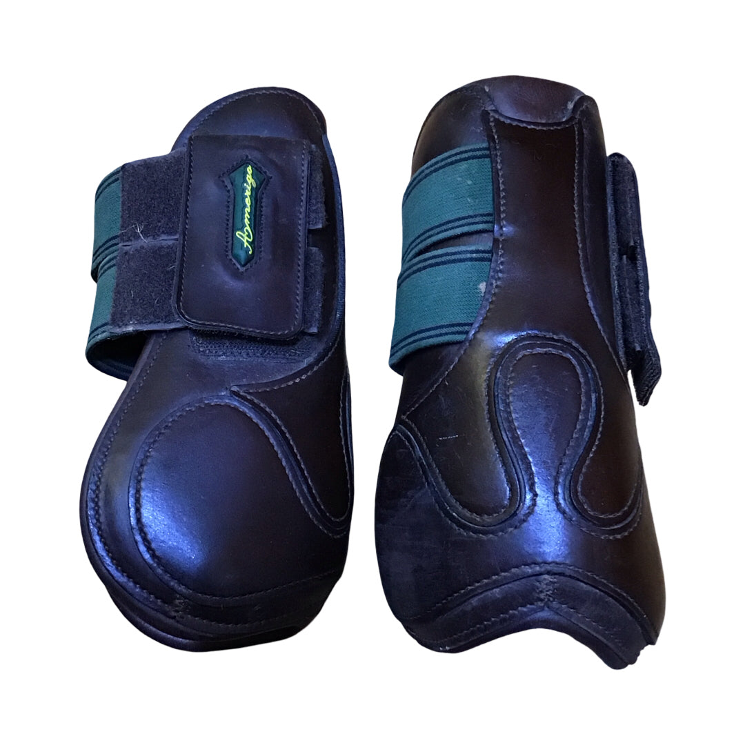 Amerigo MD Pialotta Velcro Open Front Boots Used
