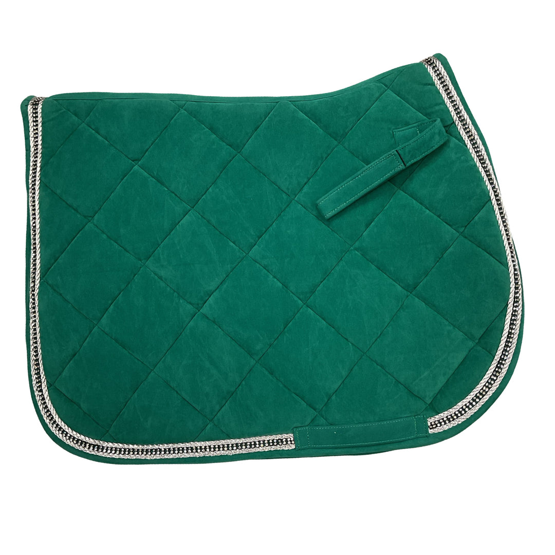 Equestroom All Purpose Saddle Pad Teal w/ Bling Used