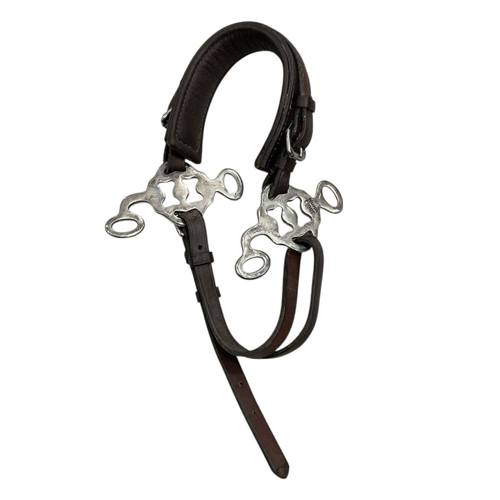 Nunn Finer Double Biscuit Hackamore Brown Used - H