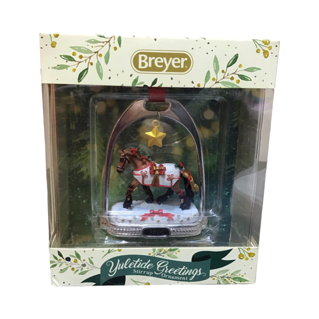 BREYER Yuletide Greetings Stirrup Ornament NEW B