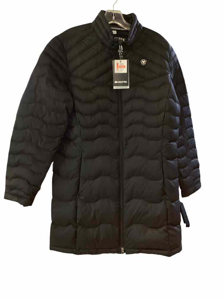 Ariat new ladies XL black down long jacket B
