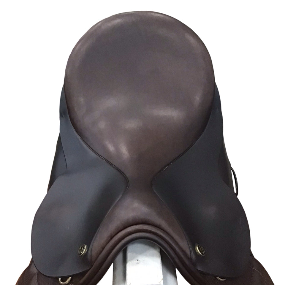 17.5" Derby House Wide Used Dressage Saddle - H