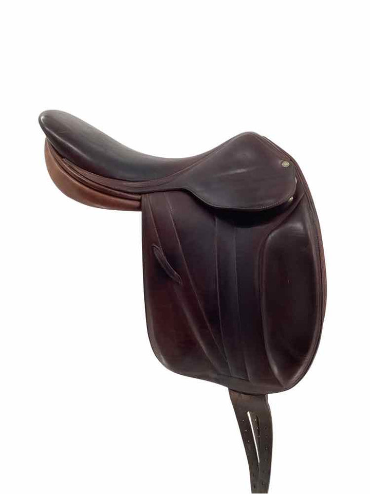 17" Butet used mono flap dressage saddle B