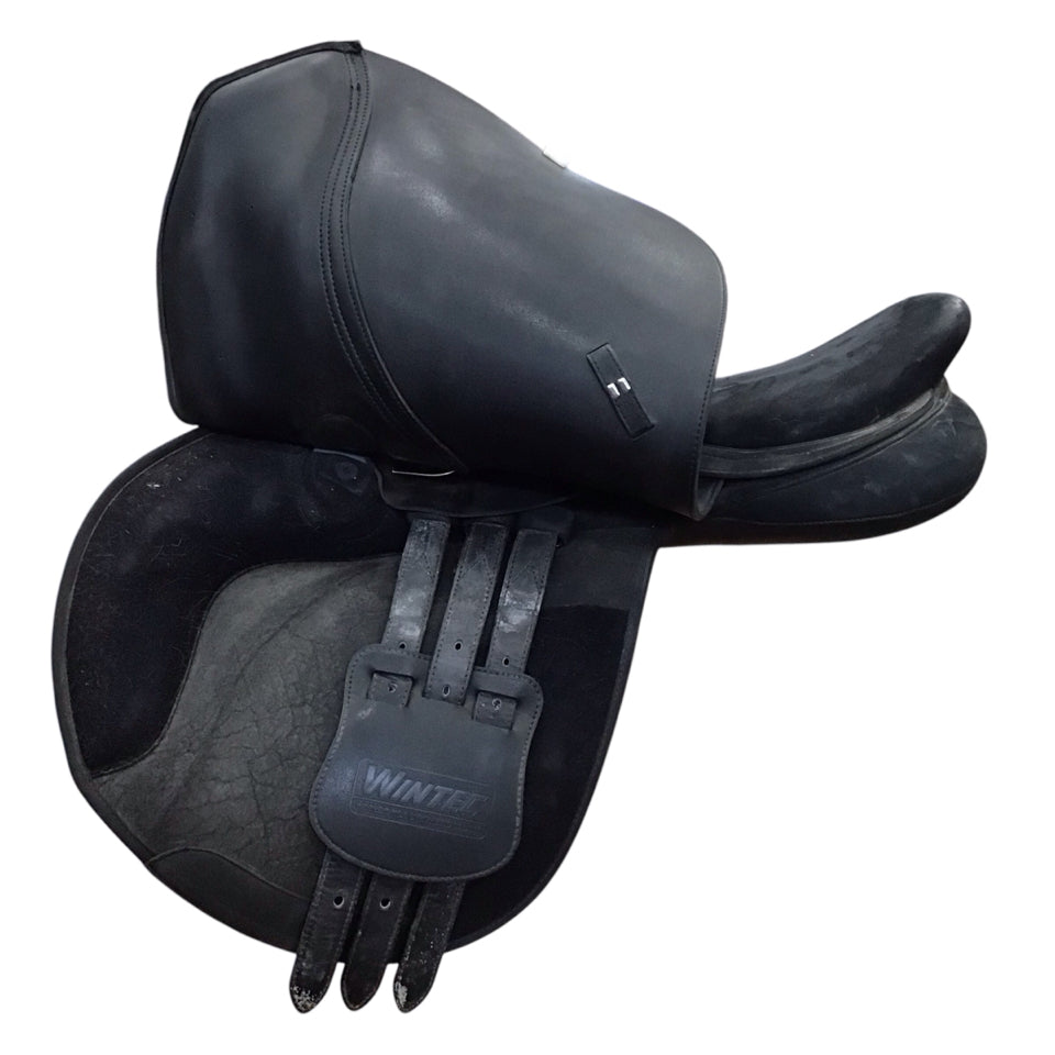 17" Wintec Pro Adjustable Used Hunter/Jumper Saddle - H