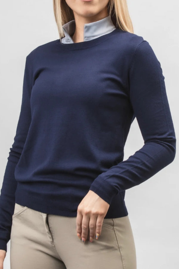 TKEQ Ladies Essential Crewneck Sweater ONLINE ONLY