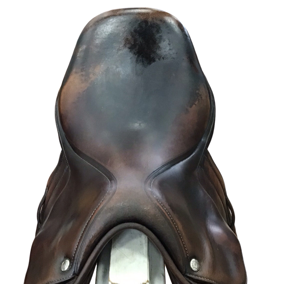 17" Butet Premium Half-Deep Medium Used Hunter/Jumper Saddle - H
